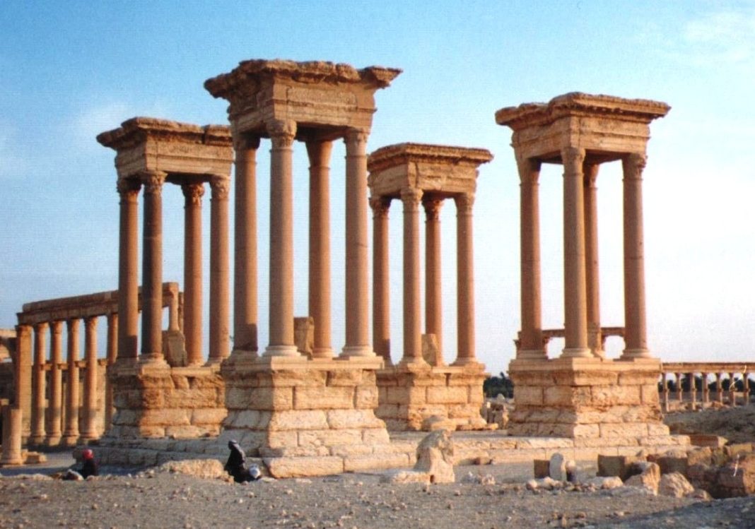 The Great Tetrapylon in Palmyra