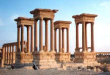 The Great Tetrapylon in Palmyra