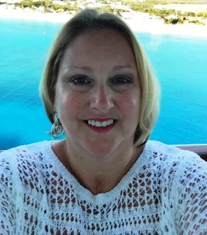 Tour Director Mary Dowling at Grand Turk Island