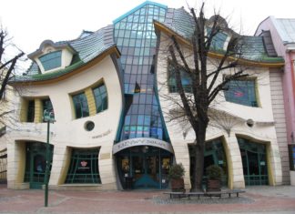 Krzywy Domek ("Crooked House") in Sopot, Poland