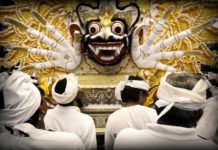 A cremation ritual in Ubud, Bali, Indonesia