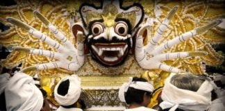 A cremation ritual in Ubud, Bali, Indonesia