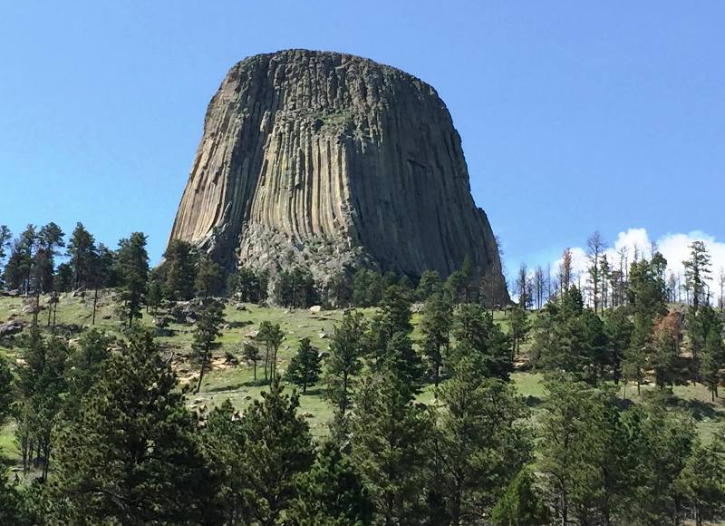 Devils Tower in northeastern Wyoming