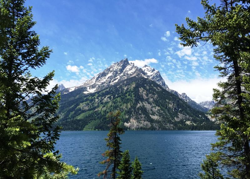 Jenny Lake and Grand Teton National Park in Wyoming