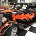 A restored 1934 Ford Coupe at the Route 66 Auto Museum in Santa Rosa, New Mexico