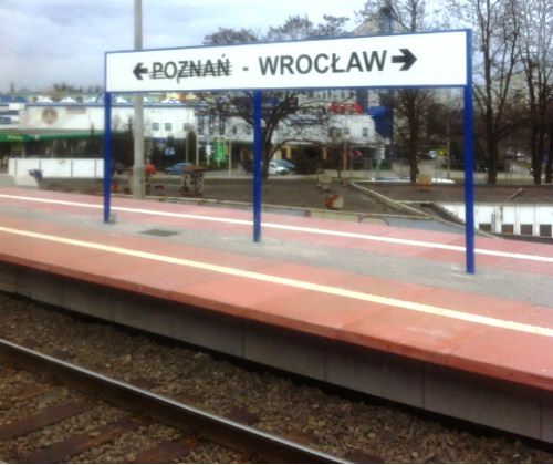 Train Platform in Poland