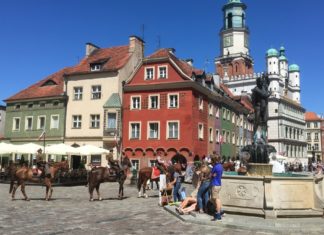 Town Square in Poznan, Poland